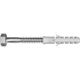 👉 Nylon plug male Sencys met houtdraadbout OB43 12 x 60mm 5 stuks 5400107510894