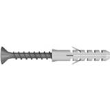 👉 Nylon plug male Sencys met schroef OB35 4 x 20mm 50 stuks 5400107513987