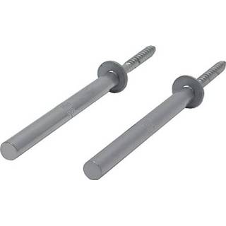 👉 Plankdrager male zilver Duraline mat 1,2 cm x 23, 5 - 2 stuks 8711253435830