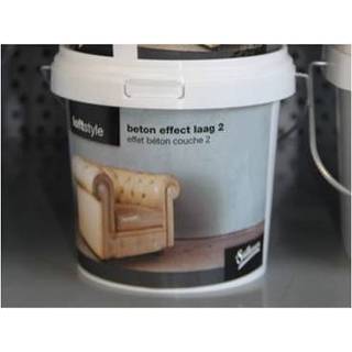 👉 Muurverf male T Stilleven Loft Style betoneffect tweede laag 800gr 8714118024477