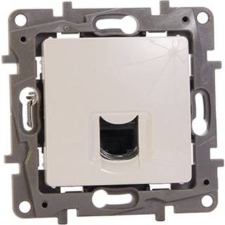 👉 Stopcontact wit male Legrand NILOÉ inbouw RJ45 UTP CAT6 - enkelvoudig 3245063966697