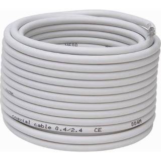 👉 Coax kabel wit male Kopp 4,9mm² 75 Ohm 10m 8711306359540