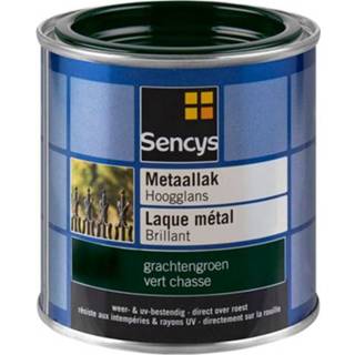 👉 Metaal verf male Sencys metaalverf hoogglans grachtengroen 250ml 8711216406136