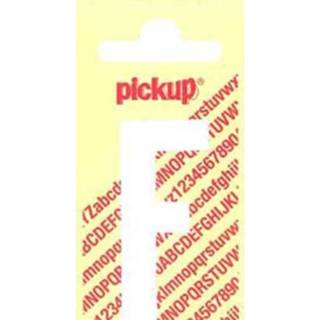 👉 Pickup plakletter F wit mat 60mm