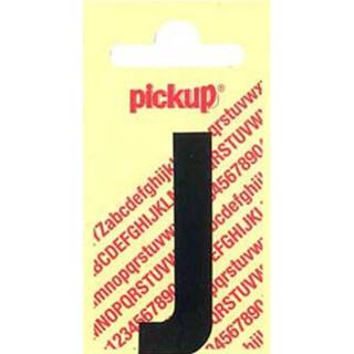 👉 Pickup plakletter J zwart mat 60mm