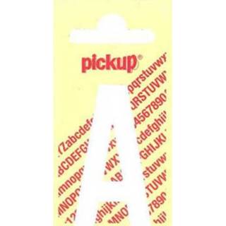 👉 Pickup plakletter A wit mat 60mm