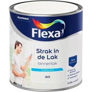 👉 Lak male wit Flexa Strak in de zijdeglans 250ml 8711113135160