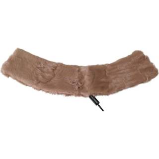 👉 Onesize vrouwen bruin Fur Neck Collar Lambskin Scarf 8058349996043