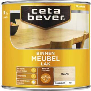 Meubellak male CetaBever Blank Mat 0,25L 8711113127745