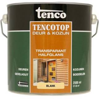 👉 Kozijn male transparant Tenco Tencotop Deur & beits blank 2,5L 8712701152149