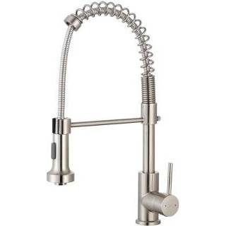 👉 Keukenkraan nikkel male EsseBagno Plimo met uittrekbare handdouche 3661109011792