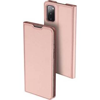 👉 Flipcover rose goud Dux Ducis Skin Pro Samsung Galaxy S20 FE Flip Cover - Gold 6934913058947