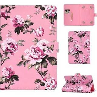 👉 Universal Stylish Series Tablet Folio Hoesje - 7 Bloemen 5712580068930