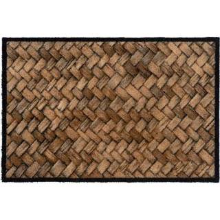 👉 Deurmat male Sencys Prestige Wicker 50x75cm 8712088088277