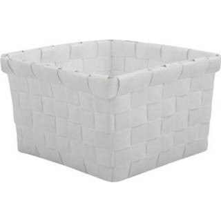 👉 Opbergmand wit male MSV opbergmandje 14x14cm 3700703991489