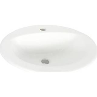 👉 Keramiek male wit AquaVive inbouwwastafel Andelle 52cm 5400107576258