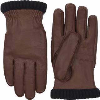 👉 Handschoenen 11 uniseks bruin grijs zwart Hestra - Deerskin Primaloft Rib maat 11, grijs/bruin/zwart 7332540698922