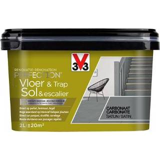 👉 Trap male V33 verf vloer en Renovatie Perfection zijdeglans carbonaat 2L 3153895124263