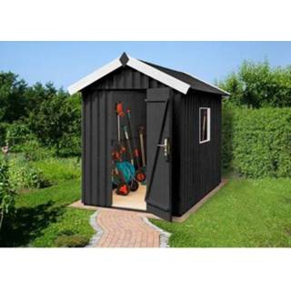 👉 Tuinhuisje antraciet male Weka tuinhuis Zweeds 348 GR2 4004581508449