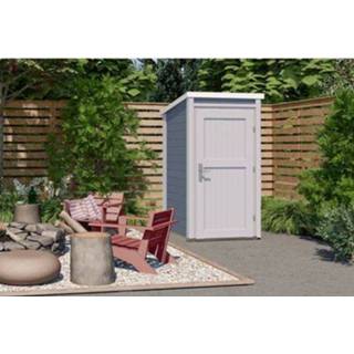 Tuin huisje male grijs Weka tuinhuis 367 GR.1 100x100cm 4004581508913