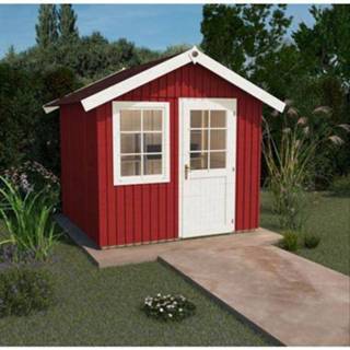 👉 Tuin huisje male rood Weka tuinhuis 410 GR4 4004581501273