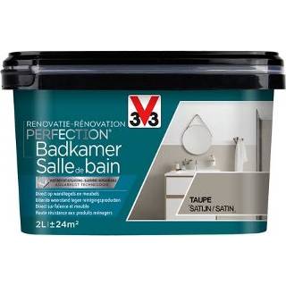 👉 Male V33 badkamerverf Renovatie Perfection zijdeglans taupe 2l 3153895124447
