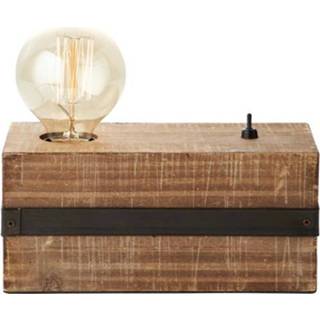 👉 Tafel lamp hout male Brilliant tafellamp Woodhill 40W 4004353327049