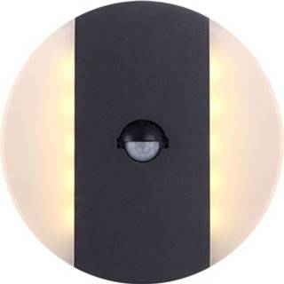 👉 Wand lamp zwart male Globo wandlamp outdoor Moonlight rond met beweginsgsensor 9007371308699
