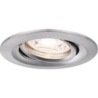👉 Inbouw spot male staal geborsteld aluminium Paulmann inbouwspot Nova mini Plus Coin EasyDim kantelbaar 4,2W 4000870929728