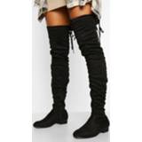 Wider Calf Over The Knee Boot, Black