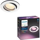 👉 Inbouwspot wit male Philips Hue Centura rond 5,7W 8718696171769