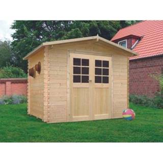 👉 Tuin huisje hout male Solid tuinhuis Amberg 7,39m² 298x248cm 5412025086030
