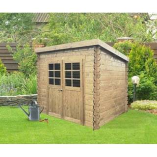 👉 Tuin huisje hout male Solid tuinhuis Stendal 4,91m² 248x198cm 5412025086054