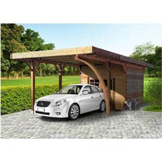 👉 Carport male Solid incl. berging S7754 28m² 5412025077540