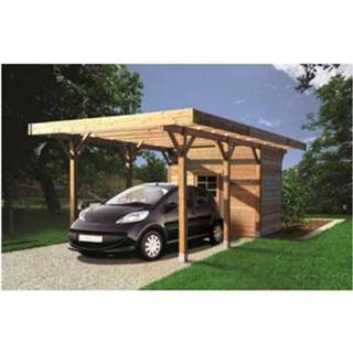 👉 Carport male Solid incl. berging S7753 21m² 5412025077533