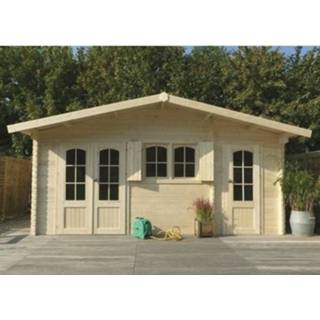 👉 Tuin huisje hout male Solid tuinhuis Rostock 22,04m² 568x388cm 5412025089703