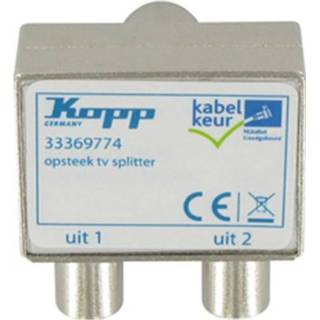 👉 Male Kopp TV/setupbox 2-weg stekker IEC kabelkeur 8711306397740