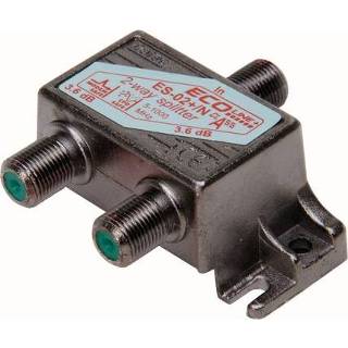 👉 Male Kopp coax F-connector verdeler 1-in-2uit 8711306397580