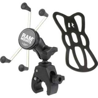 👉 Telefoonhouder zwart large fietshouders universeel RAM X-Grip met Tough-Claw Stuur Mount - 793442952630