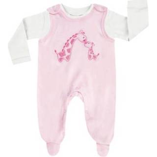 👉 JACKY Baby romper set BASIC LINE roze/wit