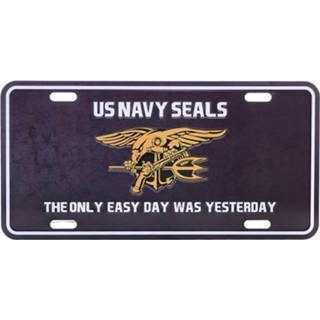 👉 Nummerbord mannen blauw Amerikaans - US Navy Seals-