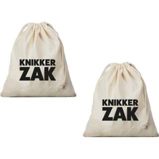 👉 Knikker canvas kinderen 10x knikkerzak / opbergzakje met koord 25 x 30 cm