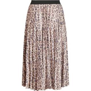 👉 XL vrouwen beige Vinitban Print Skirt