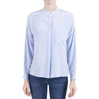 👉 Shirt lange mouw vrouwen blauw Long sleeve