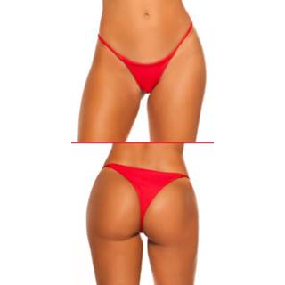 👉 Bikinislip rood elasthan Small|Medium|Large vrouwen Mix it!!! sexy brazilian bikini slip