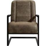 👉 Fauteuil olijfgroen polyester groen Morris - Leen Bakker 8714901754871