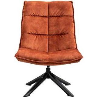 👉 Fauteuil stof oranje Clay - Adore roest Leen Bakker 8714901750224