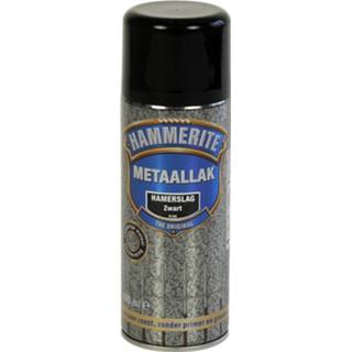 👉 Metaallak zwart Hammerite Direct over Roest Hamerslag Spuitbus - 400 ml H160