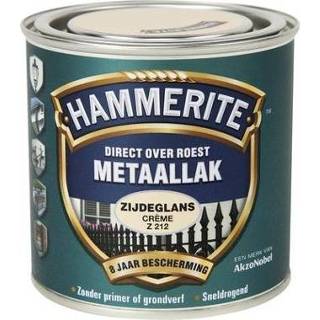 👉 Metaallak Hammerite Direct over Roest Zijdeglans - Z212 Creme