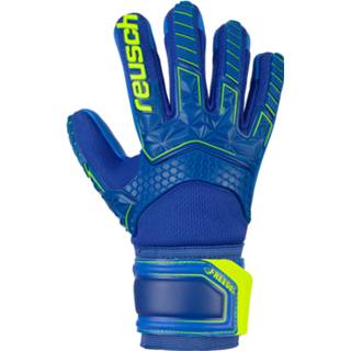 👉 Reusch Attrakt Freegel S1 Finger Support Junior Deep Blue - Keepershandschoenen - Maat 4